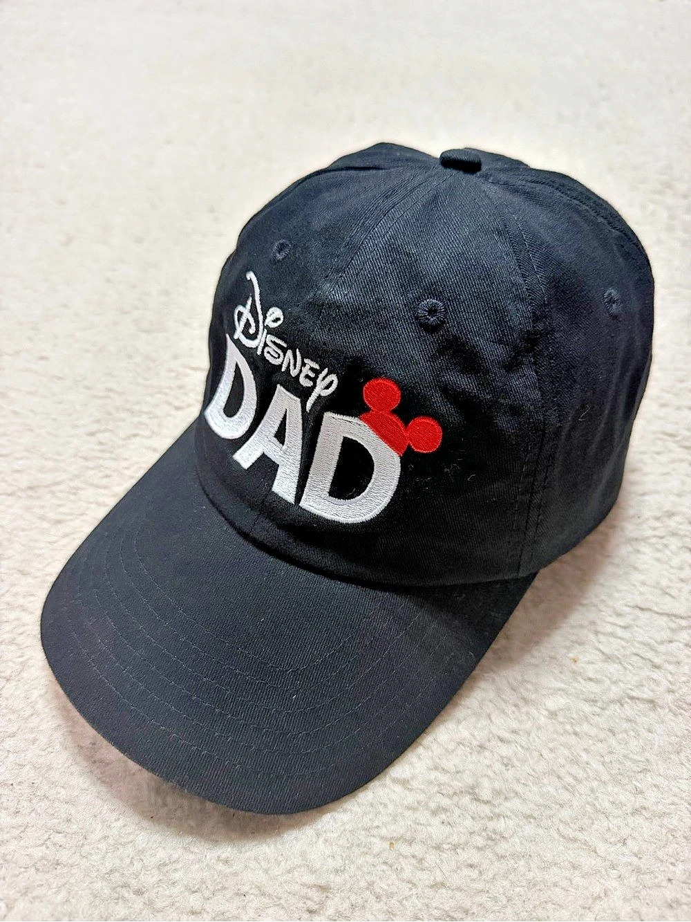 Disney Parks Disney Dad Mickey Mouse Ears Baseball Cap, Black